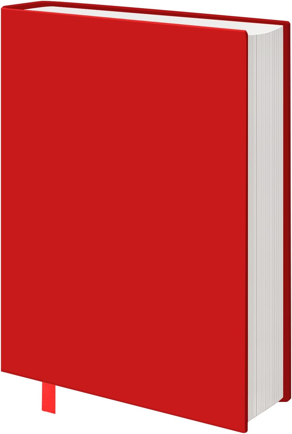 Red Fabric Book Cover for Hardcover, 1 Pack, 6x9 Inch, Up to 8.5”x9.5”, Adjustable School Book Sleeve Protector for Teens, Stretchable Decorative Cloth Book Sox for Book Lovers