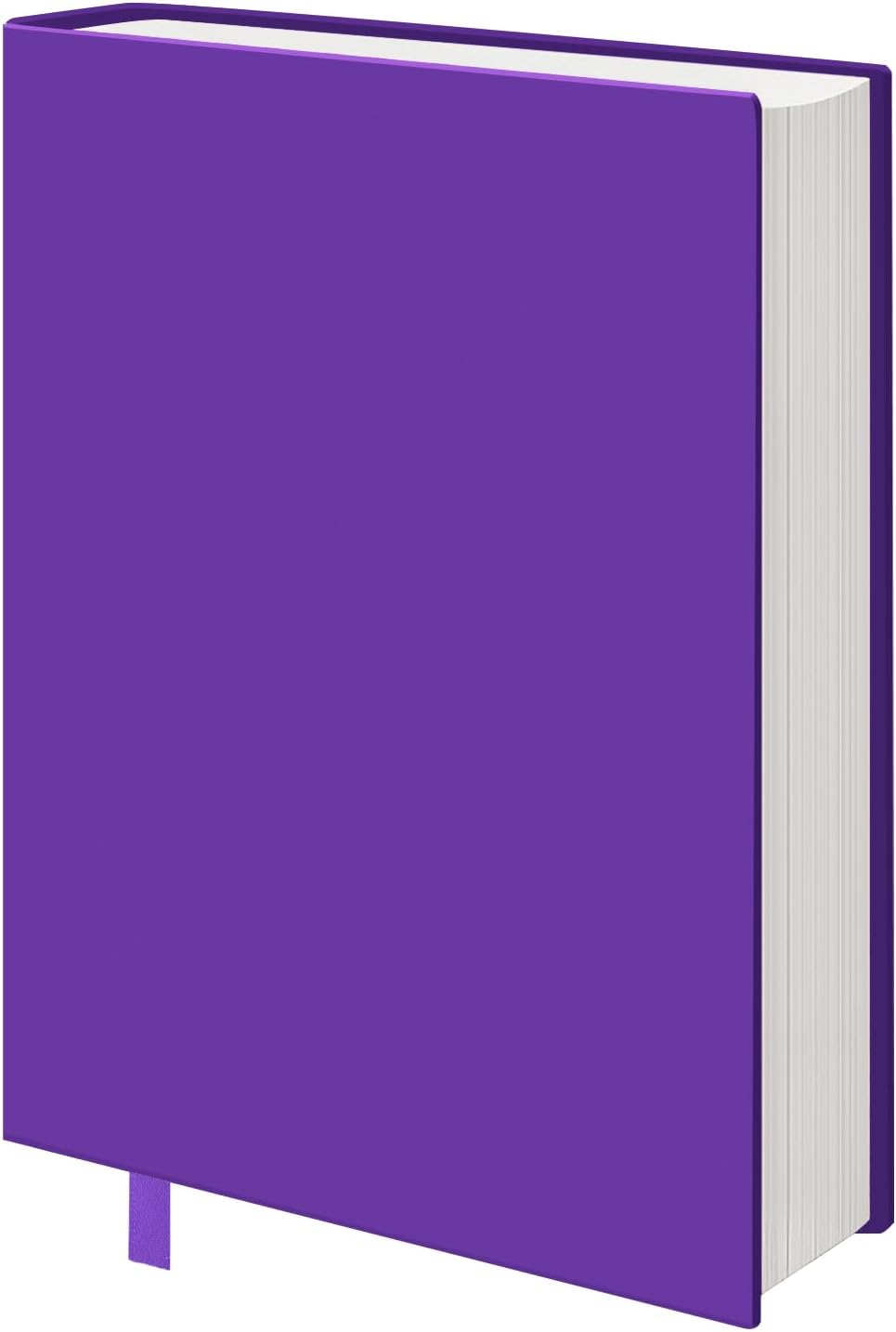 Purple Fabric Book Cover for Hardcover, 1 Pack, 6x9 Inch, Up to 8.5”x9.5”, Adjustable School Book Sleeve Protector for Teens, Stretchable Decorative Cloth Book Sox for Book Lovers