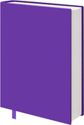 Purple Fabric Book Cover for Hardcover, 1 Pack, 6x9 Inch, Up to 8.5”x9.5”, Adjustable School Book Sleeve Protector for Teens, Stretchable Decorative Cloth Book Sox for Book Lovers