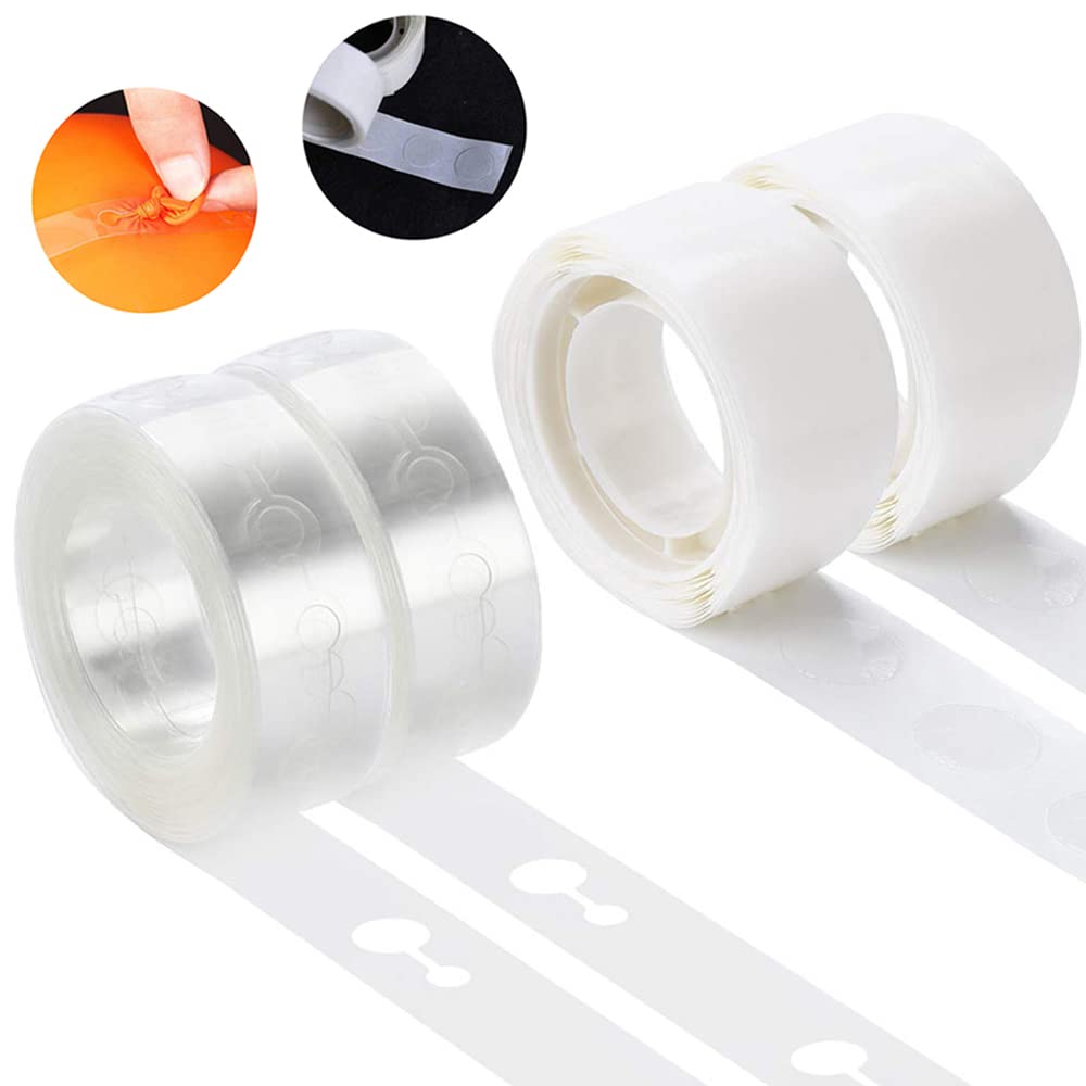 Balloon Arch Strip Kit for Garland, 32.8 Feet Balloon Tape Strips and 200 Glue Point Dot Stickers for Party Wedding Birthday Baby Shower Graduation Decorations
