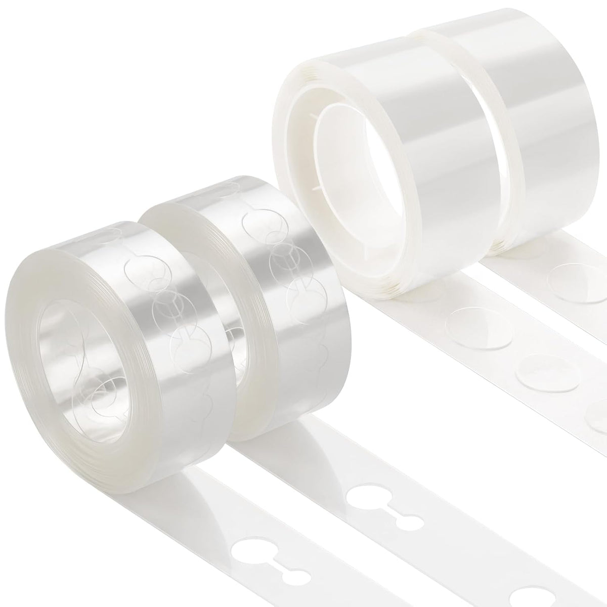 Balloon Arch Strip Kit for Garland, 32.8 Feet Balloon Tape Strips and 200 Glue Point Dot Stickers for Party Wedding Birthday Baby Shower Graduation Decorations