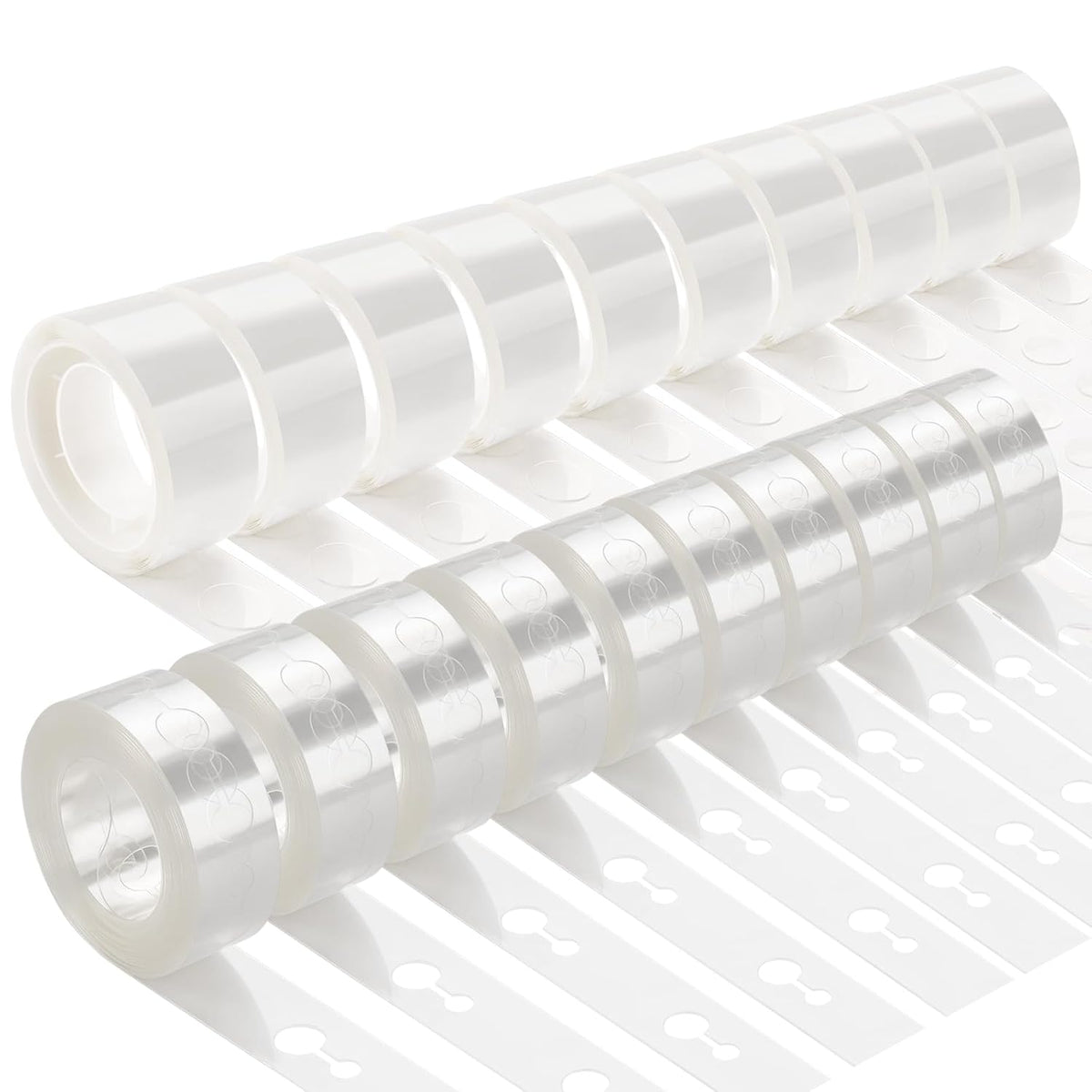 Balloon Arch Strip Kit for Garland, 164 Feet Balloon Tape Strips and 1000 Glue Point Dot Stickers for Party Wedding Birthday Baby Shower Graduation Decorations