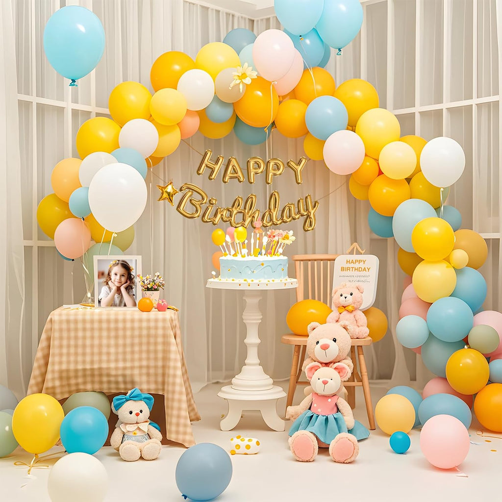 Balloon Arch Strip Kit for Garland, 164 Feet Balloon Tape Strips and 1000 Glue Point Dot Stickers for Party Wedding Birthday Baby Shower Graduation Decorations